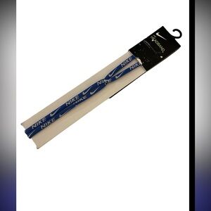 Nike Headband Blue/White Stretchy Band Sz(One Size)